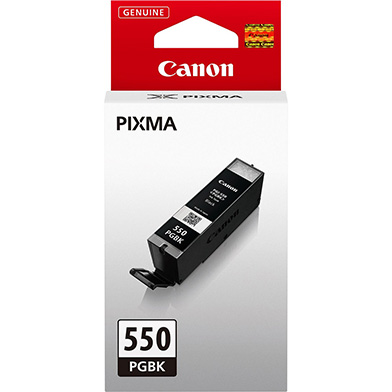 Canon PGI-550PGBK Pigment Black Ink Cartridge (300 Pages)