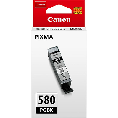 Canon 2078C001 PGI-580BK Pigment Black Ink Cartridge (200 Pages)