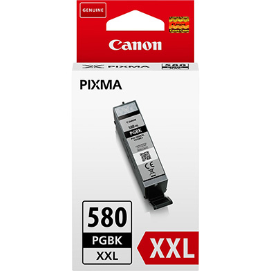Canon 1970C001 PGI-580XXL Extra High Yield Pigment Black Ink Cartridge (600 Pages)