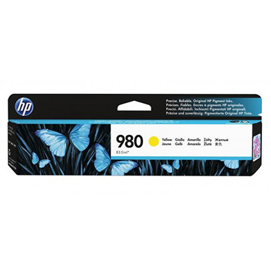 HP D8J09A 980 Yellow Ink Cartridge (6,600 pages)