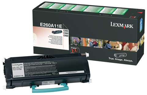 Lexmark Black Return Program Toner Cartridge (3,500 Pages)