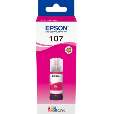 Epson C13T09B340 107 Magenta Ink Bottle (7,200 Pages)