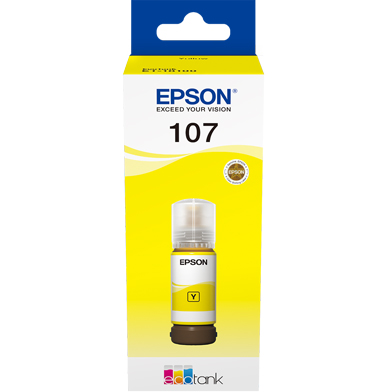 Epson C13T09B440 107 Yellow Ink Bottle (7,200 Pages)