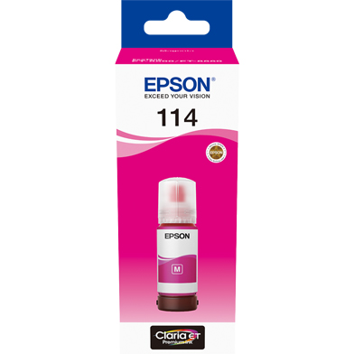 Epson C13T07B340 114 Magenta Ink Bottle (6,200 Pages)