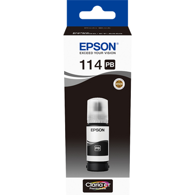 Epson C13T07B140 114 Photo Black Ink Bottle (2,300 Pages)