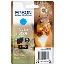 Epson C13T37824010 378 Claria Photo HD Ink Cyan (360 Pages)
