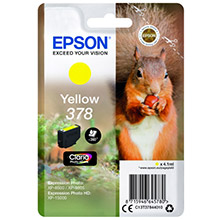 Epson C13T37844010 378 Claria Photo HD Ink Yellow (360 Pages)