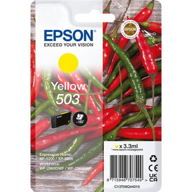 Epson C13T09Q44010 503 Yellow Ink Cartridge (165 Pages)