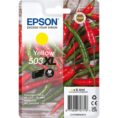 Epson C13T09R44010 503XL High Capacity Yellow Ink Cartridge (470 Pages)