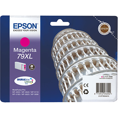 Epson C13T79034010 79XL Magenta Ink Cartridge (2,000 Pages)