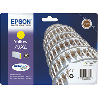 Epson C13T79044010 79XL Yellow Ink Cartridge (2,000 Pages)