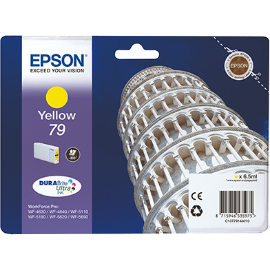 Epson C13T79144010 79 Yellow Ink Cartridge (800 Pages)