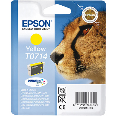 Epson C13T07144012 T0714 Yellow Ink Cartridge (5.5ml)