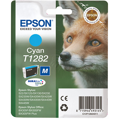 Epson C13T12824012 T1282 Cyan Ink Cartridge (3.5ml)