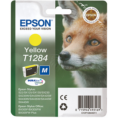Epson C13T12844012 T1284 Yellow Ink Cartridge (3.5ml)