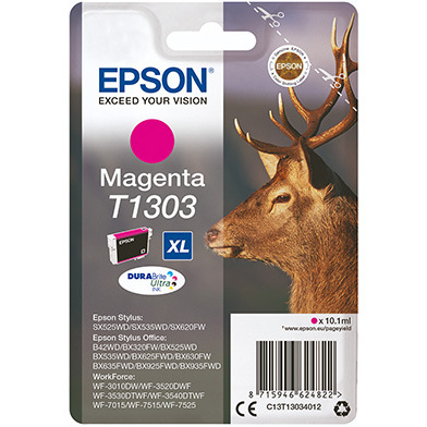 Epson C13T13034012 T1303 Magenta Ink Cartridge (765 Pages)