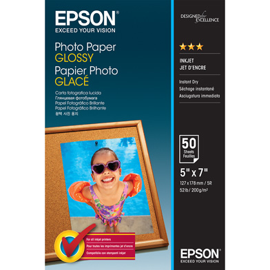 Epson C13S042545 Glossy Photo Paper - 200gsm (13 x 18cm / 50 Sheets)