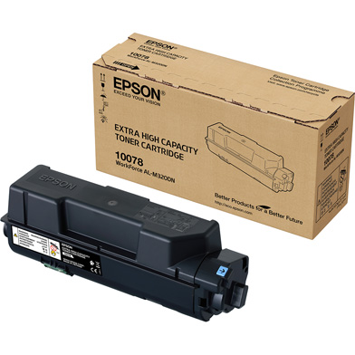 Epson C13S110078 Extra High Capacity Black Toner Cartridge (13,300 Pages)
