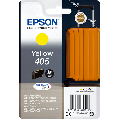 Epson C13T05G44010 405 Yellow DURABrite Ultra Ink Cartridge (300 Pages)