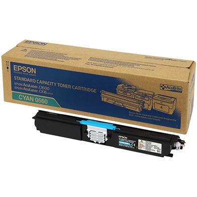 Epson C13S050560 Cyan Toner Cartridge (1,600 Pages)