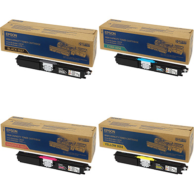 Epson  Hi-Cap Toner Rainbow Pack CMYK (2,700 Pages)