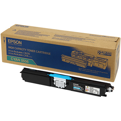 Epson C13S050556 Hi-Cap Cyan Toner Cartridge (2,700 Pages)