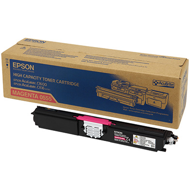 Epson C13S050555 Hi-Cap Magenta Toner Cartridge (2,700 Pages)