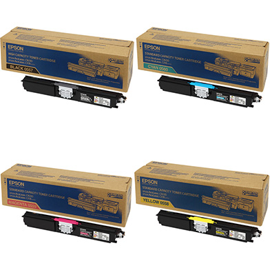 Epson  Toner Rainbow Pack CMY (1,600 Pages) K (2,700 Pages)