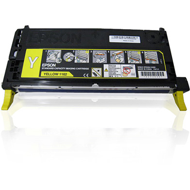 Epson C13S051162 Yellow Toner Cartridge (2,000 Pages)