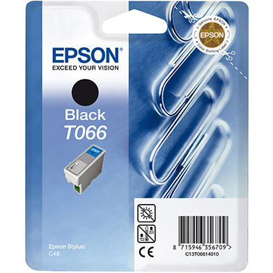 Epson C13T06614010 T066 Black Ink Cartridge (10ml)