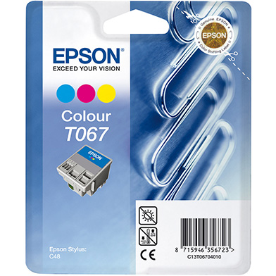 Epson C13T06704010 T067 CMY Ink Cartridge (25ml)