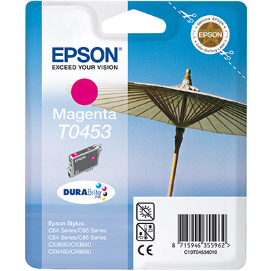 Epson C13T04534010 T0453 Magenta Ink Cartridge (250 Pages)