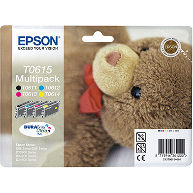 Epson C13T06154010 T0615 CMYK Multipack (4 x 8ml)