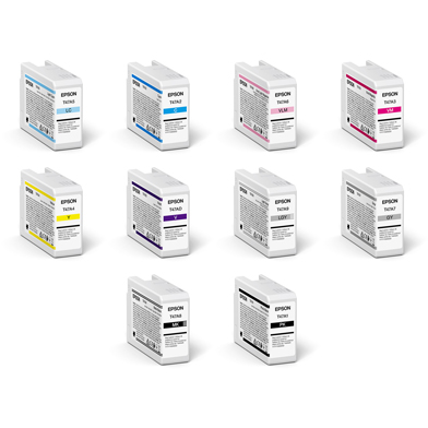 Epson  T47A 10 Colour UltraChrome Pro 10 Ink Cartridge Value Pack (10 x 50ml)