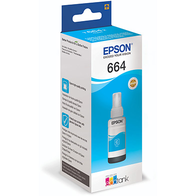 Epson C13T664240 T6642 Cyan Ink Bottle (6,500 Pages)
