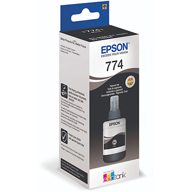 Epson C13T774140 T7741 Pigment Black Ink Bottle (6,000 Pages)