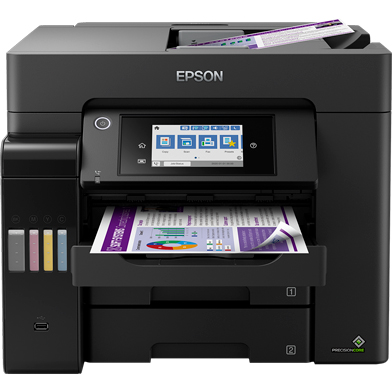 Epson EcoTank ET-5850 + Black Ink Bottle (7,500 Pages)