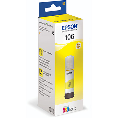 Epson C13T00R440 106 Yellow Ink Bottle (1,900 Photos)