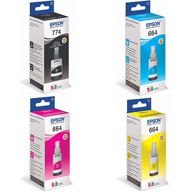 Epson  Ink Bottle Value Pack CMY (6.5K Pages) K (6K Pages)