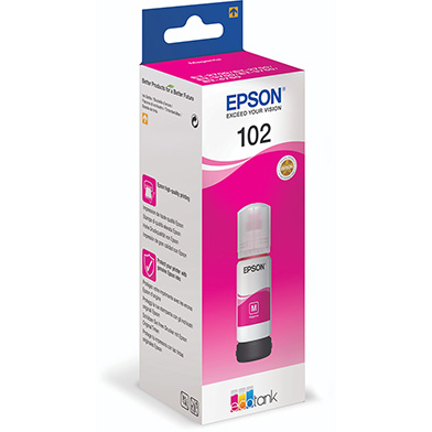 Epson C13T03R340 102 Magenta Ink Bottle (6,000 Pages)