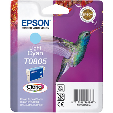 Epson C13T08054010 T0805 Light Cyan Ink Cartridge (7.4ml)