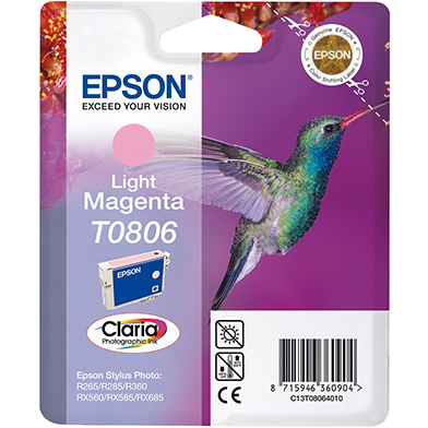 Epson C13T08064010 T0806 Light Magenta Ink Cartridge (7.4ml)