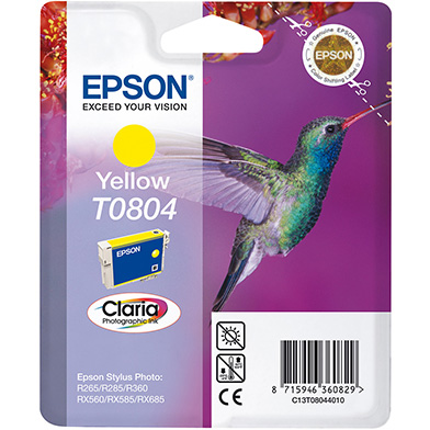 Epson C13T08044010 T0804 Yellow Ink Cartridge (7.4ml)