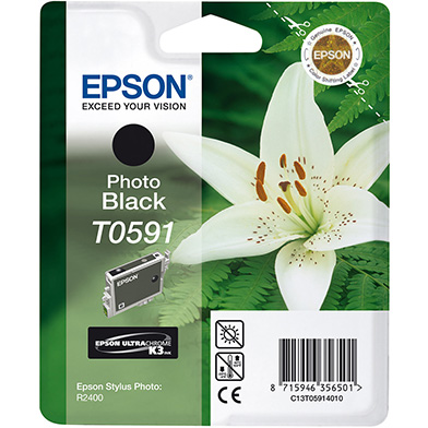 Epson C13T05914010 T0591 Black Ink Cartridge (13ml)