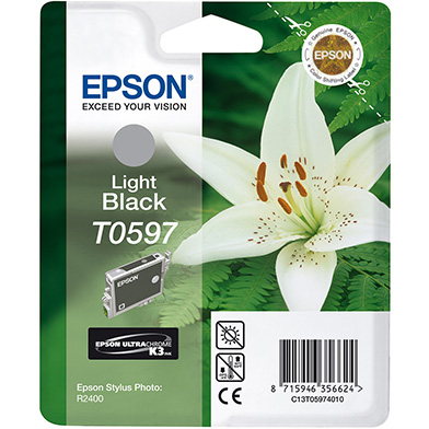 Epson C13T05974010 T0597 Light Black Ink Cartridge (13ml)