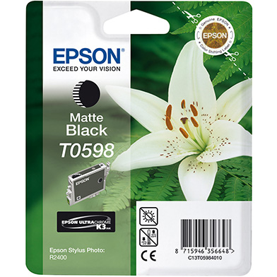 Epson C13T05984010 T0598 Matte Black Ink Cartridge (13ml)