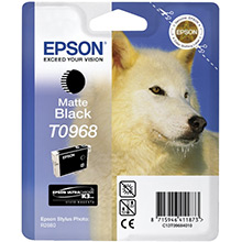 Epson C13T09684010 T0968 Matte Black Ink Cartridge (11.4ml)