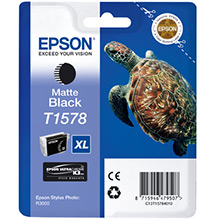 Epson C13T15784010 T1578 Matte Black Ink Cartridge (25.9ml)