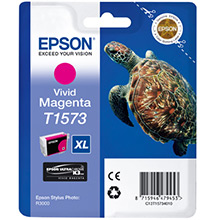 Epson C13T15734010 T1573 Vivid Magenta Ink Cartridge (25.9ml)