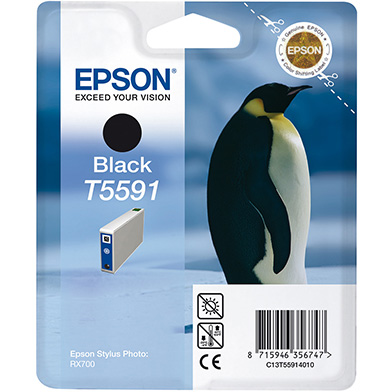 Epson C13T55914010 T5591 Black Ink Cartridge (13ml)
